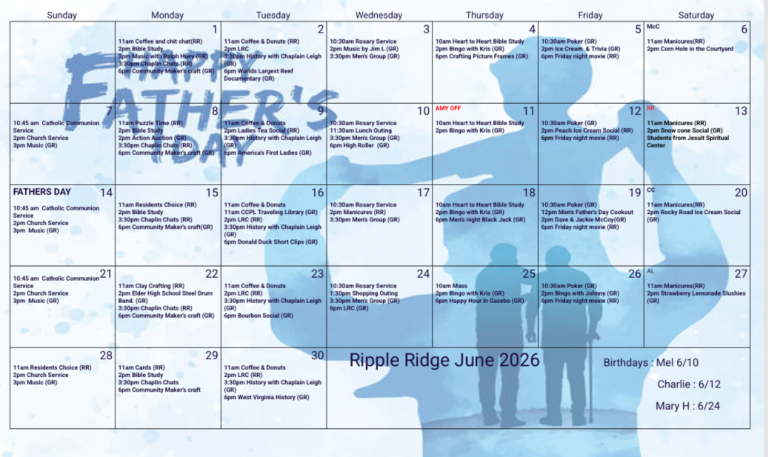 Ripple Ridge June 2026